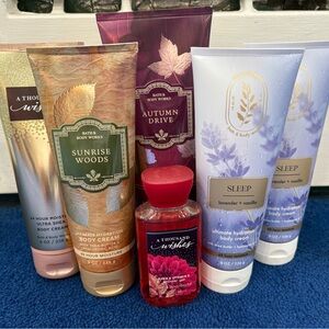New Bath & Body Works Skincare Bundle ( A Thousand Wishes, Autumn Drive +)